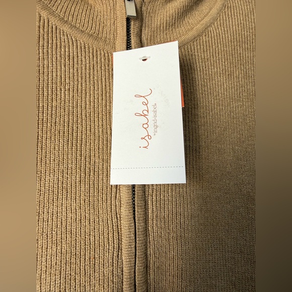 NWT Isabel Maternity by Ingrid + Isabel Tan Nursing Sweater - Women’s Size Large - Picture 5 of 5